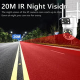 Tuya 4K 8MP Dual Lens PTZ WiFi Camera AI Auto Tracking Dual Screen Outdoor IP66X