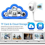 Tuya 5MP Mini WiFi Indoor 2K Security Cam AI Auto Tracking Baby Monitor For Home