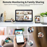 Vstarcam Indoor Security Camera 360 Coverage Night Vision 2 - Way Audio Alerts