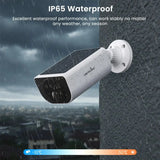 Wansview Outdoor Solar Security Camera AI 3MP Color Night Vision With Battery