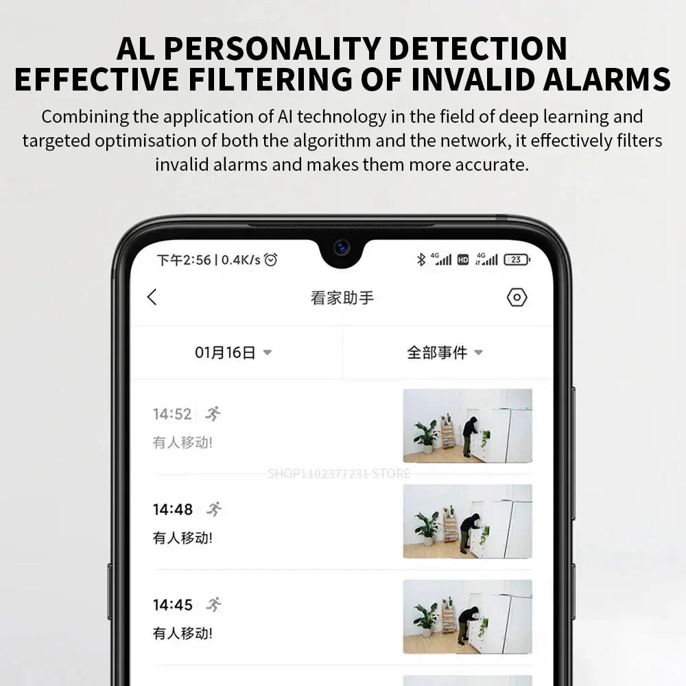 Xiaomi Mi PTZ 2K Security Camera - 360 Degree Coverage AI Detection Night Vision