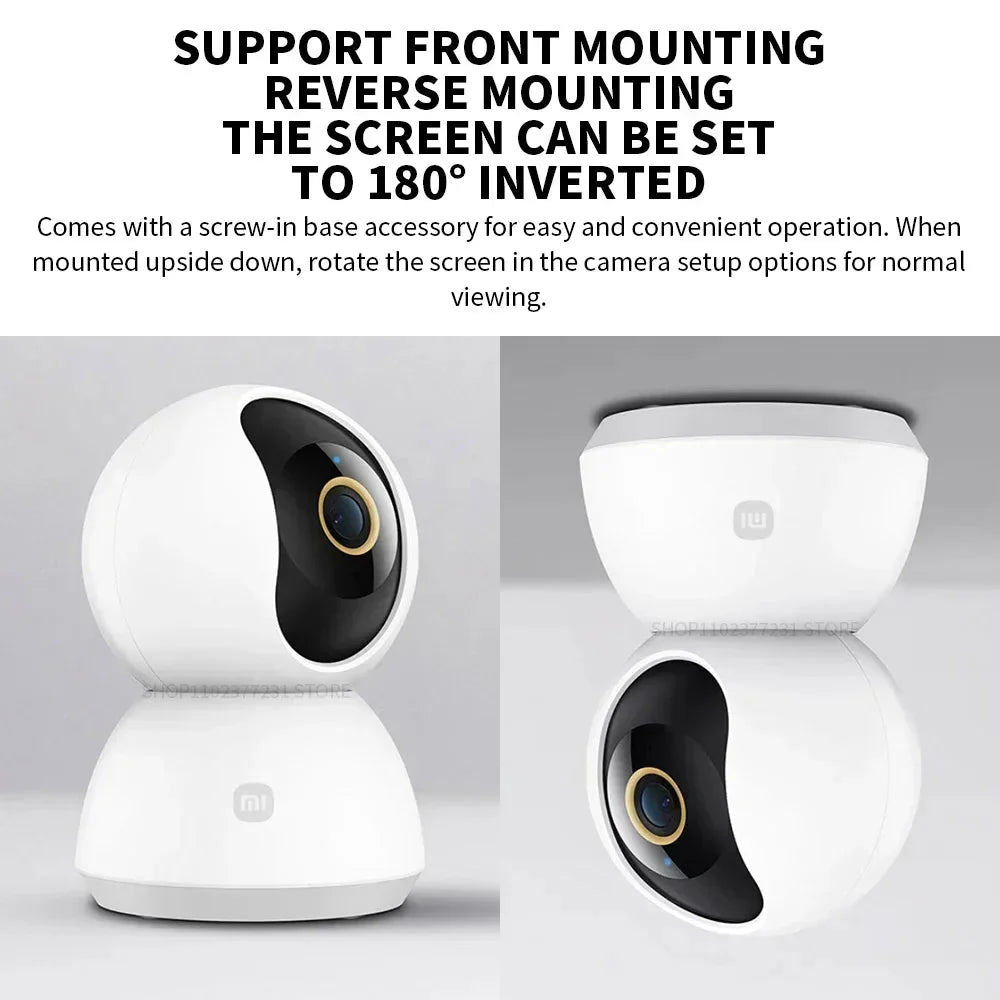 Xiaomi Mi PTZ 2K Security Camera - 360 Degree Coverage AI Detection Night Vision