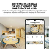 Xiaomi Mi PTZ 2K Security Camera - 360 Degree Coverage AI Detection Night Vision