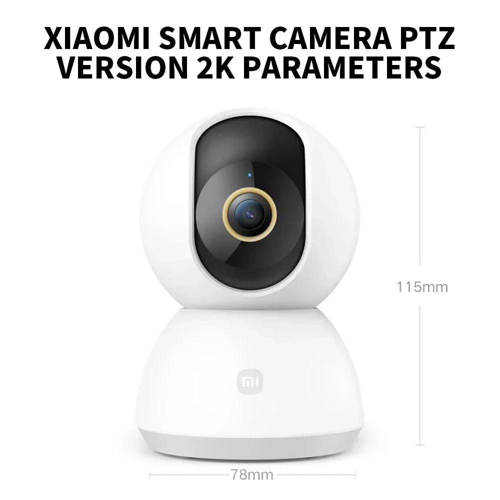 Xiaomi Mi PTZ 2K Security Camera - 360 Degree Coverage AI Detection Night Vision